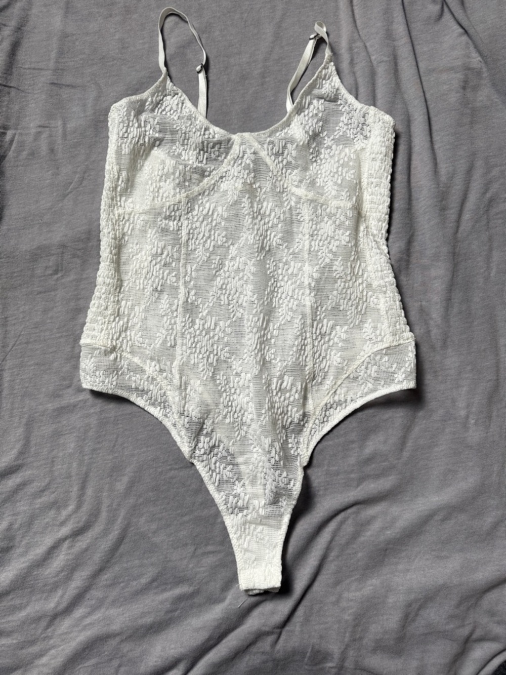 Intimately by Free people -  Textured Lace Bodysuit